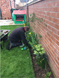 Geo-Border Lawn Edging - Work