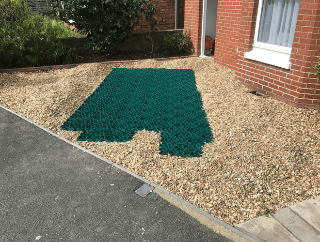 8m² Green X-Grid® DIY Gravel Driveway Project