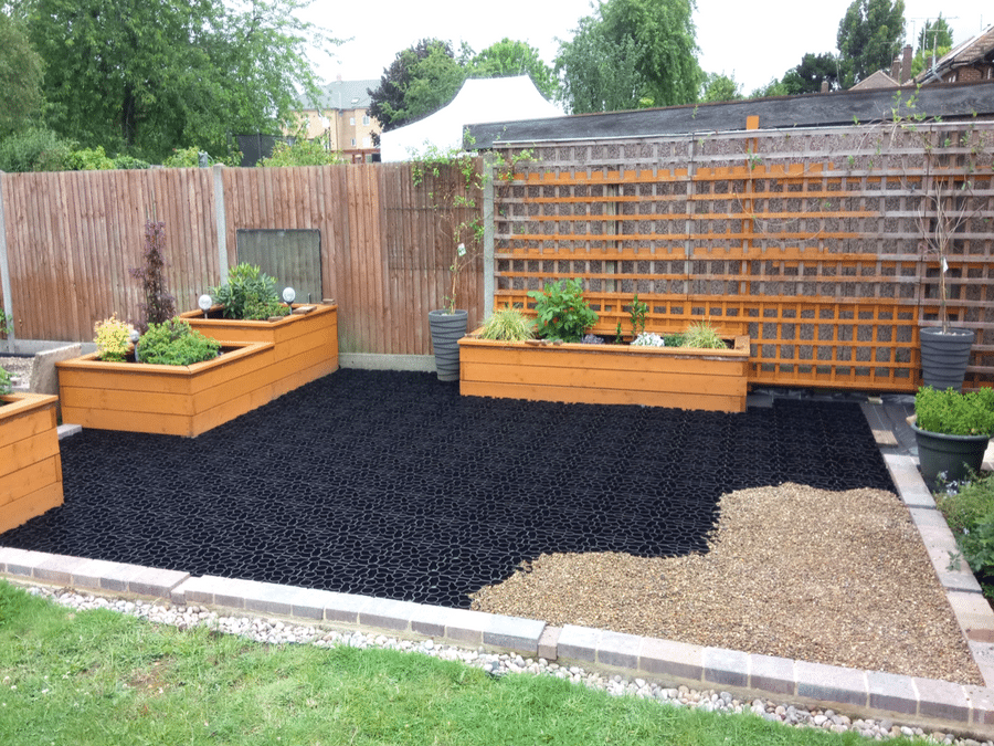 X-Grid Paving in Garden Featured Image