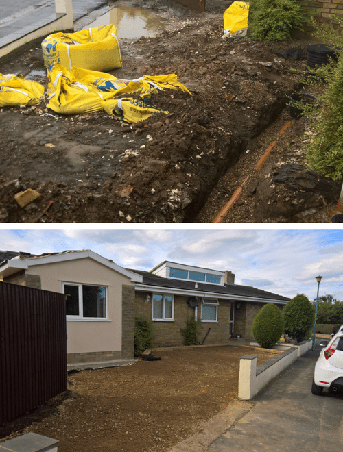 Bungalow X-Grid® Gravel Driveway Project