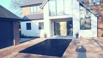 Wheelchair Friendly X-Grid Gravel Driveway