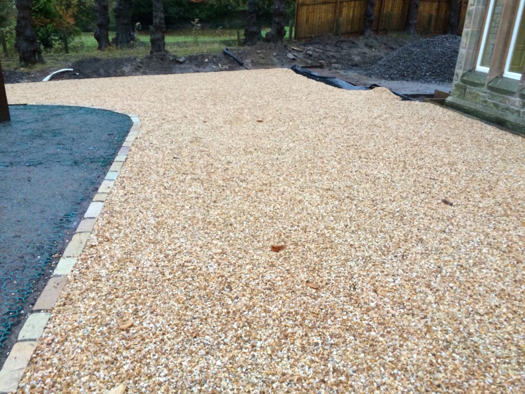 Taurus Gardening X-Grid Gravel Driveway Finished