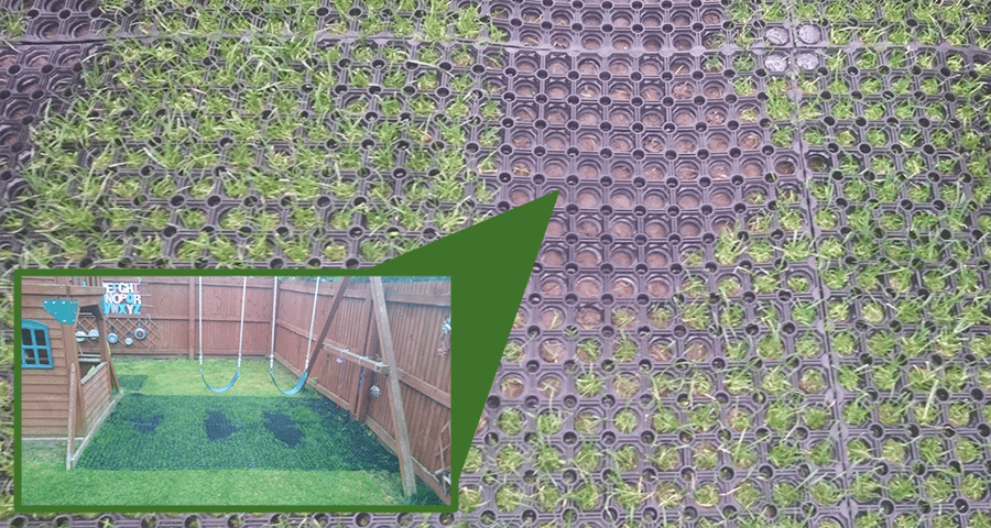 Grass Mats By Climbing Frame Slide Swings Featured Image 900x480