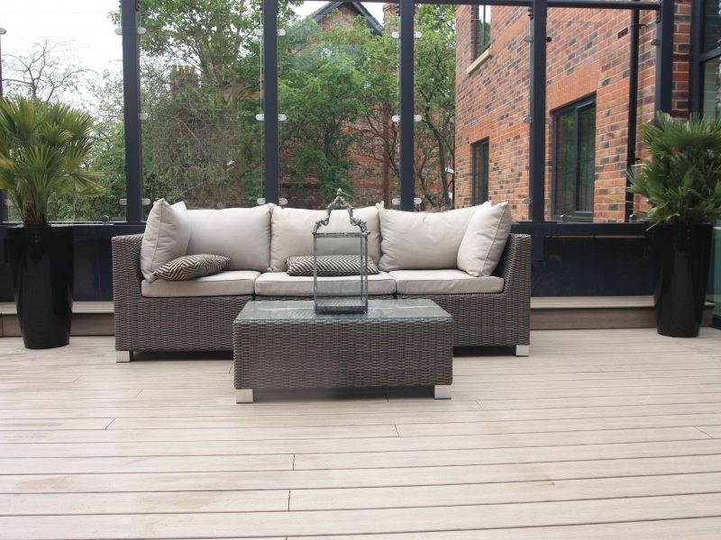 Anteak Oak Deck Plastic Decking Boards 1