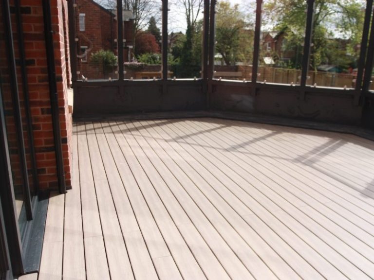 Elegrodeck Plastic Decking Boards Care Home Installation