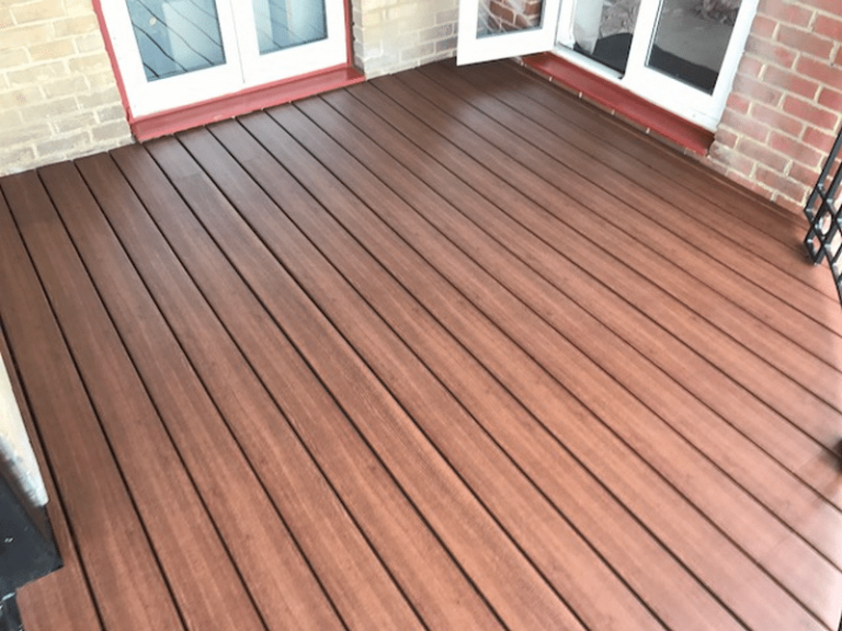 Elegrodeck A Plastic Decking Board Balcony Installation