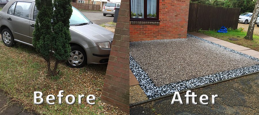 12m² Gravel Driveway Created Using X-Grid Permeable Paving Grid Featured Image