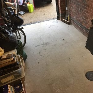 Rubber Gym Mats Used To Create A Home Gym: Emptying Garage