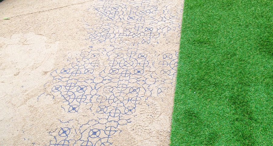 X-Grid Used for Ground Reinforcement in Artificial Grass Installation -Featured Image