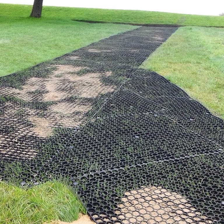 Grass Mats Used To Create Paths At Lancaster Golf Club: Work