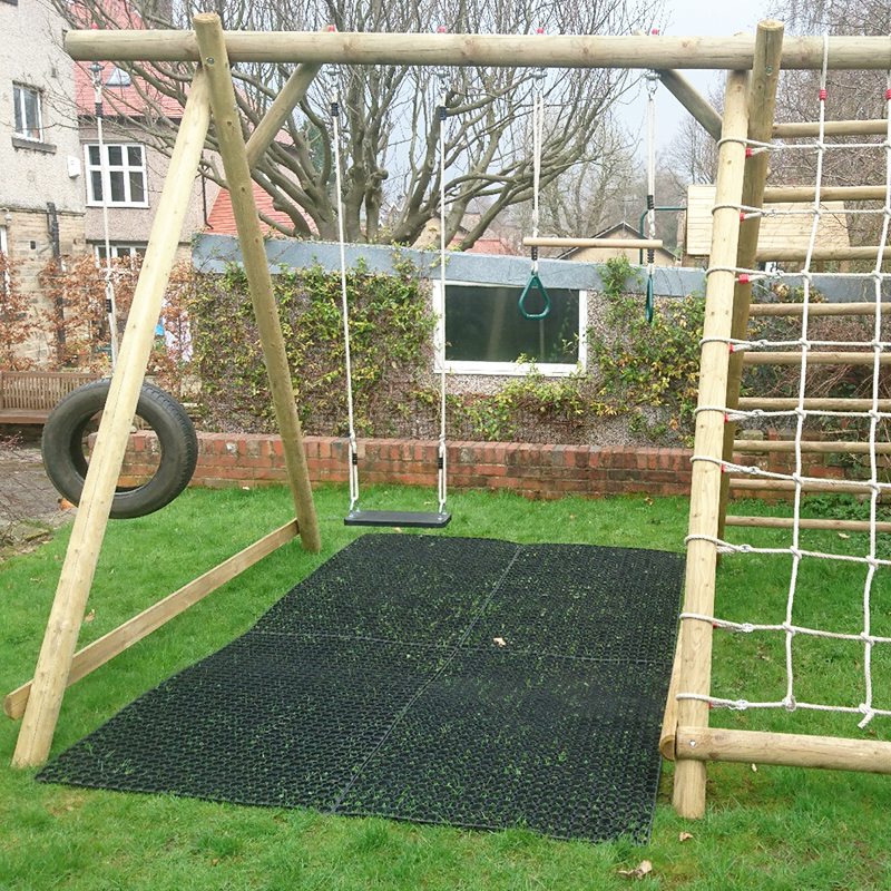 Rubber Playground Mats - Swing Sets Mats