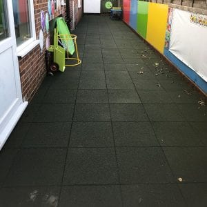 Creating A Safe Play & Learning Area Using Rubber Play Tiles: Work