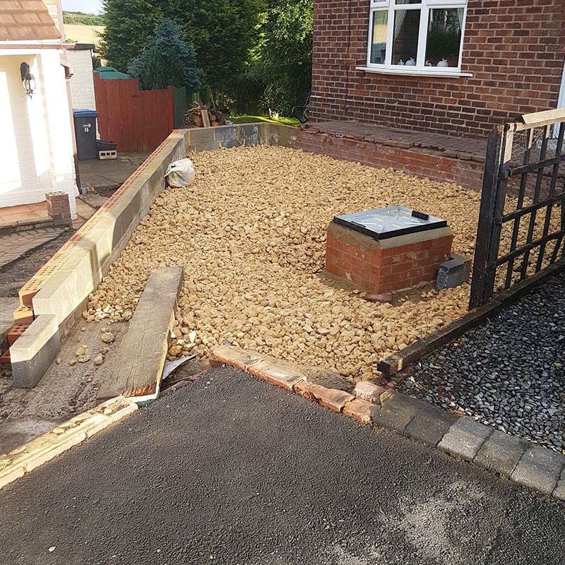 Steep Front Garden Transformed Into A, Can I Convert My Front Garden Into A Driveway