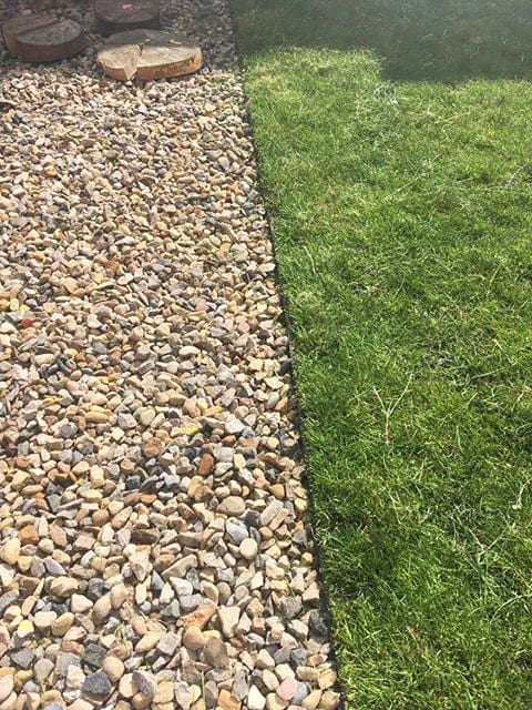 Installing Grass Protection Mesh & Lawn Edging