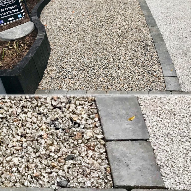 Grey X-Grid Gravel Driveway - Project One - Image Two