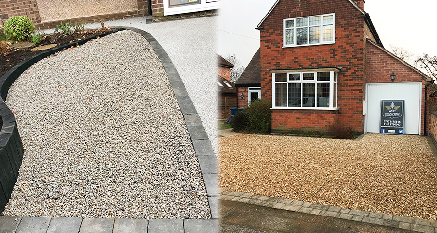 Two Gravel Driveway Installations By West Bridgford Landscaping Ltd - Featured Image
