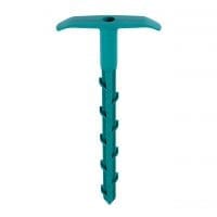 Anti-Pull 160mm Anchor Peg Green Plastic