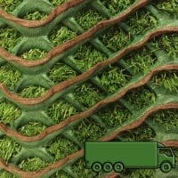 Heavy Duty Vehicle Grass Reinforcement Mesh - TM1800