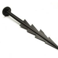 Plastic Fixing Peg 150mm - Black