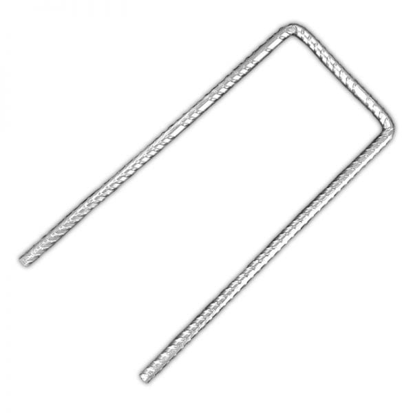 U Pins 6 dia x 180 Long Galv Steel